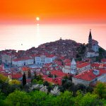 Piran uitzicht